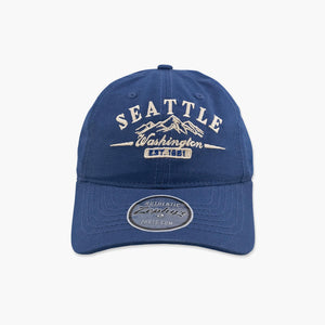 Prototypical Mountains Muted Royal Seattle Hat