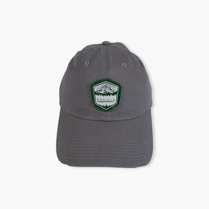 PNW Rainier Badge Grey Adjustable Hat