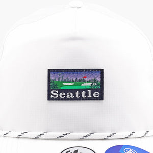 Seattle Mariners Vacation White Nylon Hitch Snapback