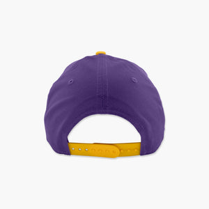 Washington Huskies Purple Throwback Arched Snapback