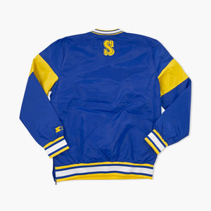 Seattle Mariners Royal Script Starter Lightweight Pullover Jacket