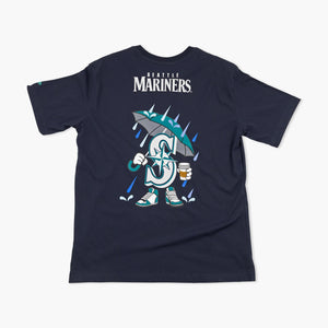 Seattle Mariners Navy Rain City Character T-Shirt