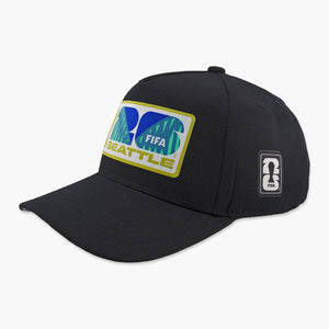 FIFA World Cup Host City Black Seattle A-Frame Snapback