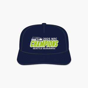 Seattle Seahawks NFC Conference Champions Navy Hitch Snapback
