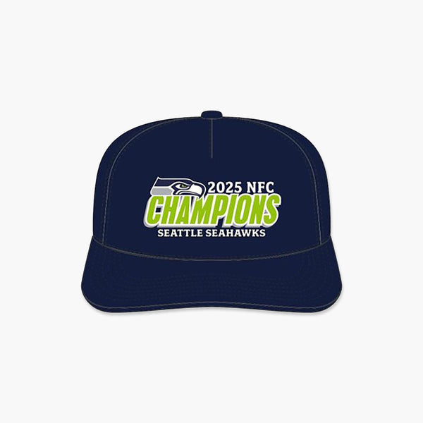 Seattle Seahawks NFC Conference Champions Navy Hitch Snapback