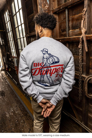 The Gameday Gray Crewneck, Big Dumper Collection