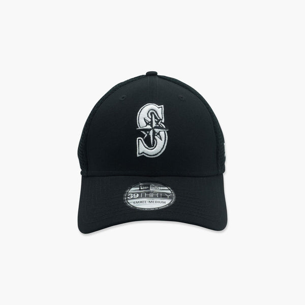 Seattle Mariners Neo Black & White FlexFit Hat