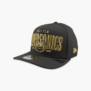 Seattle SuperSonics Black Laurels Snapback