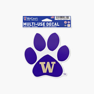Washington Huskies Pawprint Decal