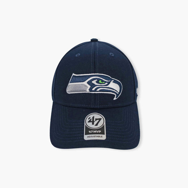 Seattle Seahawks Navy MVP Adjustable Hat