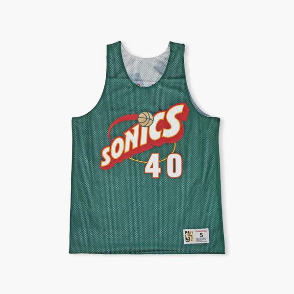 Seattle SuperSonics Shawn Kemp Reversible Mesh Tanktop