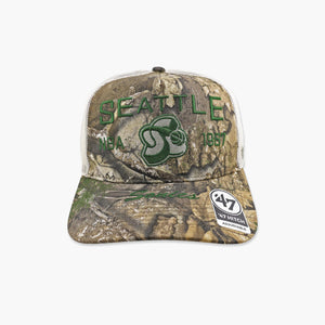 Seattle SuperSonics Real Tree Camo Trucker Hat