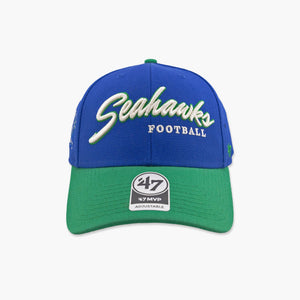 Seattle Seahawks Royal KO Script MVP Adjustable Hat