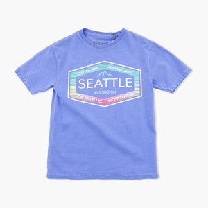 Nature Spirit Periwinkle Seattle Youth T-Shirt