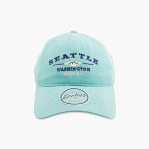 Up and Over Seafoam Seattle Hat