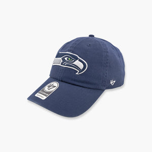 Seattle Seahawks Navy Clean Up Adjustable Hat