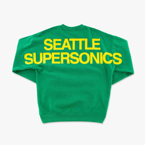 Seattle SuperSonics "S" Logo Lacer Crewneck