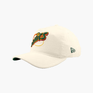 Seattle SuperSonics Chrome Wordmark Corduroy "Golfer" Snapback