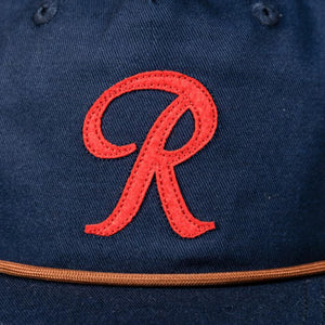 Rainier Beer Navy Varsity 5-Panel Hat