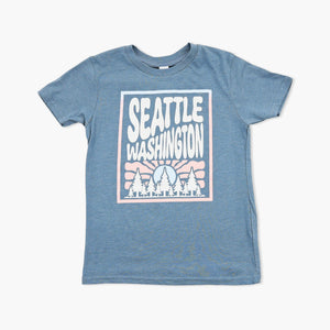 Cliff Hanger Slate Seattle Youth T-Shirt
