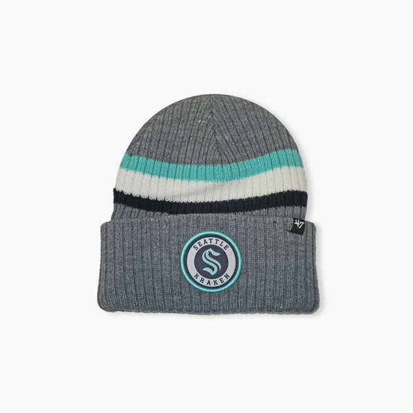 Seattle Kraken Grey Highline Cuff Beanie