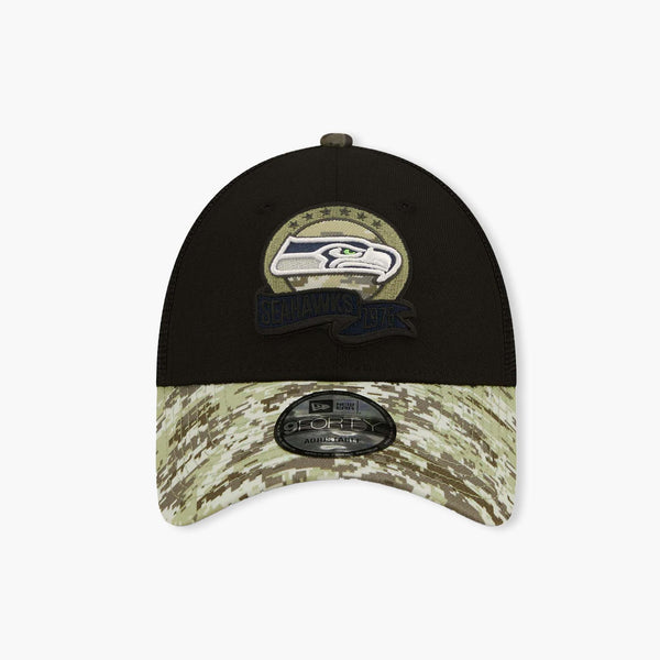 Seattle Seahawks 2022 Salute to Service Adjustable Hat