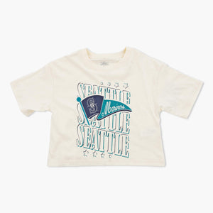 Seattle Mariners Cream Banner Wave Youth T-Shirt