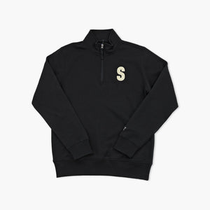 Seattle Mariners Steelheads Black Starter 1/4-Zip Jacket