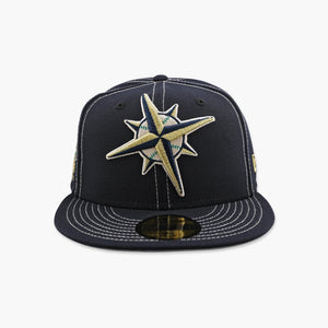 Seattle Mariners Navy Kingdome Compass Fitted Hat