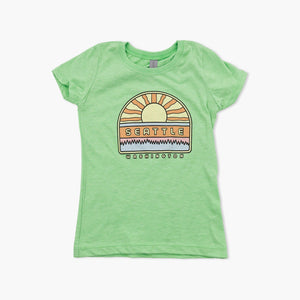 Down to the Wire Apple Green Seattle Youth T-Shirt
