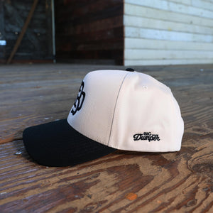 The BD Monogram Cream/Black Two Tone Hat, Big Dumper Collection
