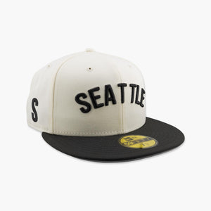 Seattle Mariners Steelheads Wordmark Two-Tone Fitted Hat