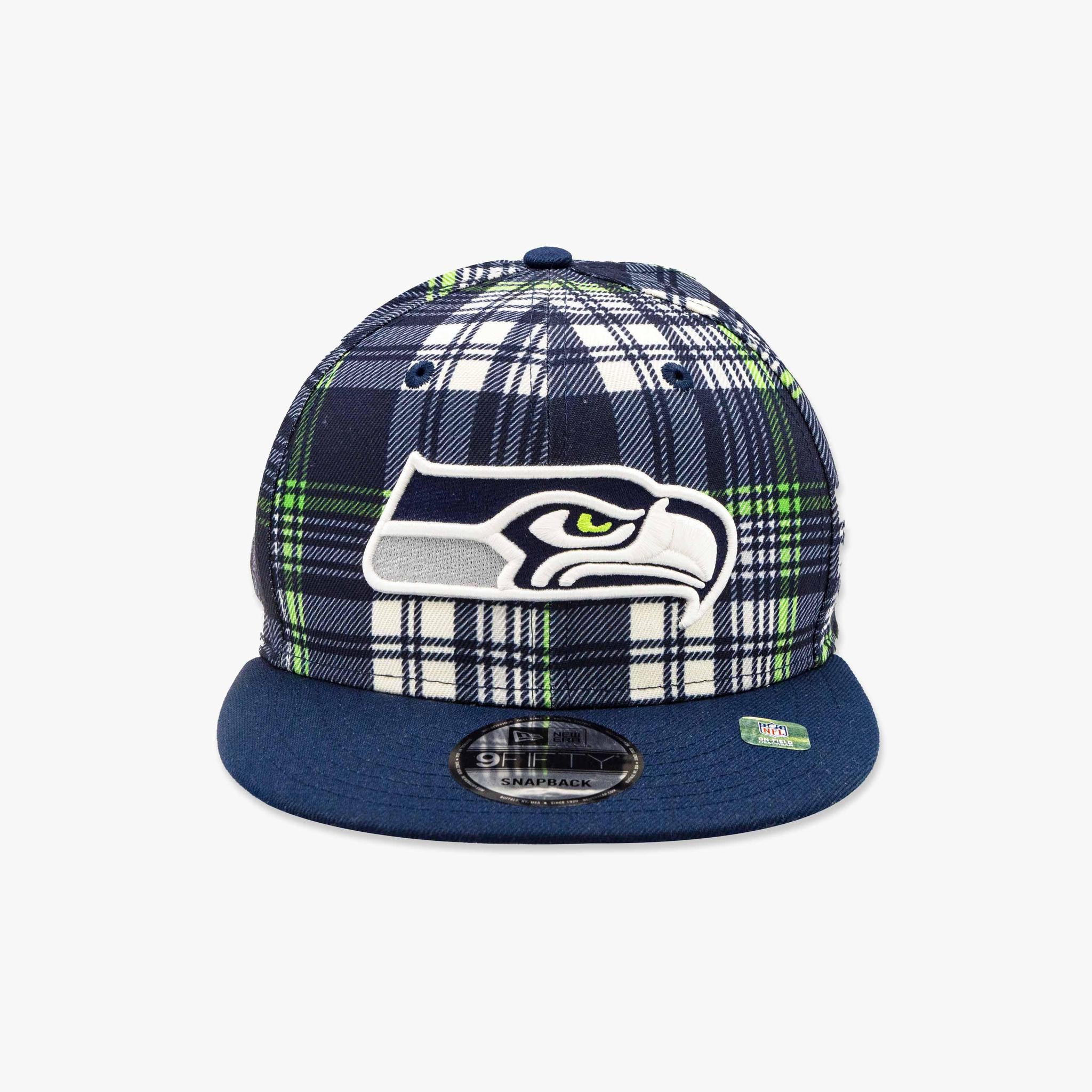 Seattle Seahawks 2024 Sideline Plaid Statement Snapback – Simply