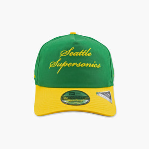 Seattle SuperSonics Green and Gold Script Adjustable Hat