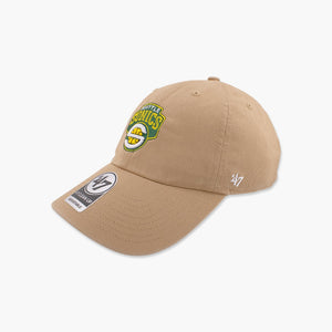 Seattle SuperSonics Khaki "S" Logo Clean Up Adjustable Hat