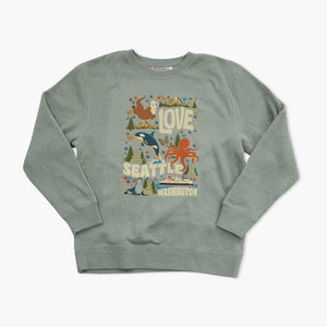 Splendid Pea Seattle Youth Crewneck