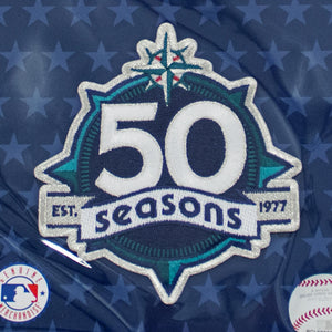Seattle Mariners 50th Anniversary Commemorative Sleeve Patch