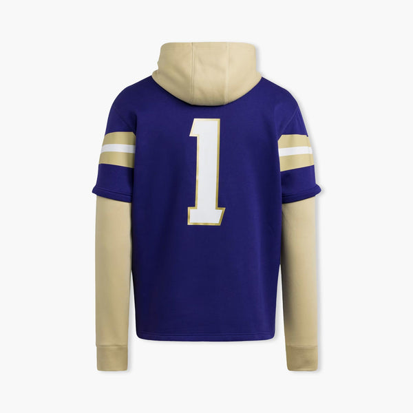 Washington Huskies Adidas Football Jersey Hoodie