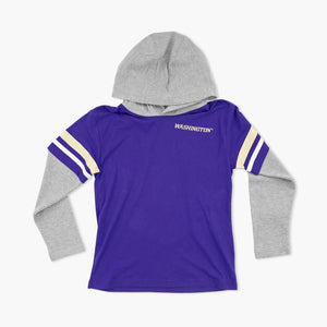 Washington Huskies Fair Catch Youth T-Shirt/Hoodie Combo