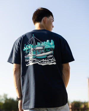 The Northwest Navigator Navy T-Shirt, Big Dumper Collection