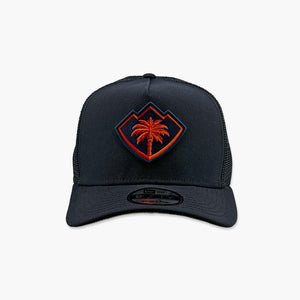 Coachella Valley Firebirds Palm Tree Logo A-Frame Trucker Hat