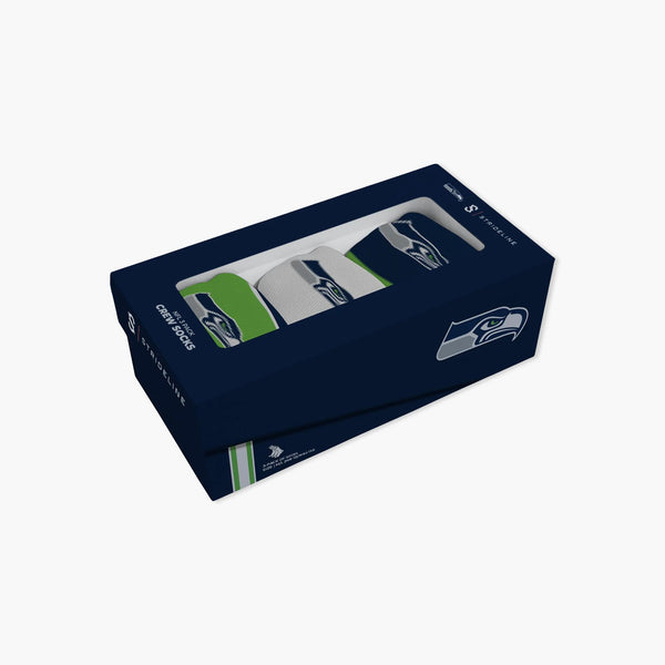 Seattle Seahawks 3-Pack Strideline Premium Knit Socks