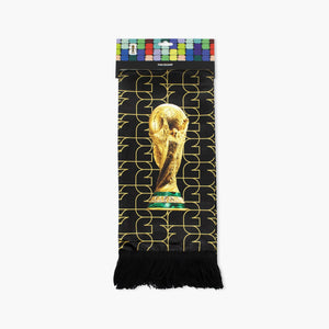 FIFA World Cup Trophy Black & Gold Fan Scarf