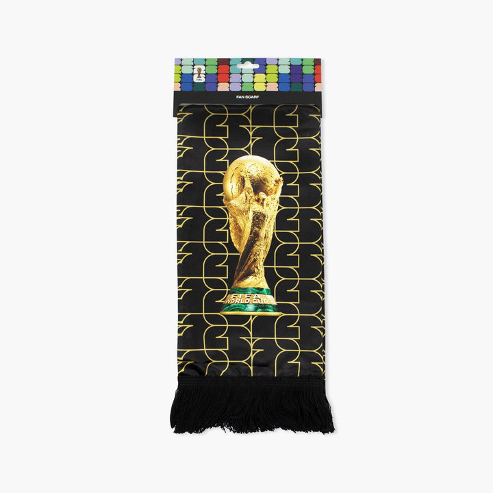 FIFA World Cup Trophy Black & Gold Fan Scarf