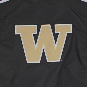 Washington Huskies Starter Black Nylon Jacket