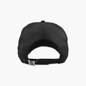Seattle Mariners Black & White Trucker Snapback