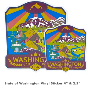 State of Washington 2.5" Sticker