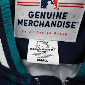 Seattle Mariners Hello Kitty Navy Satin Jacket - Toddler