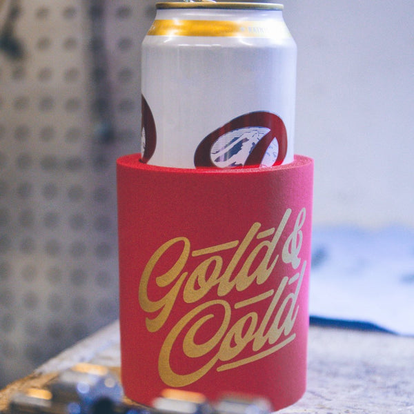 Gold & Cold Can Cooler