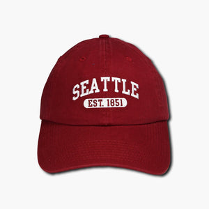 Seattle Established 1851 Maroon Dad Hat